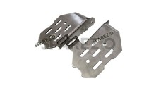 Royal Enfield GT and Interceptor 650cc Wide Pillion Footrest Pair Accessories   - SPAREZO